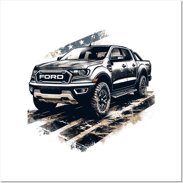 Ford Ranger Wall Art by Vehicles-Art